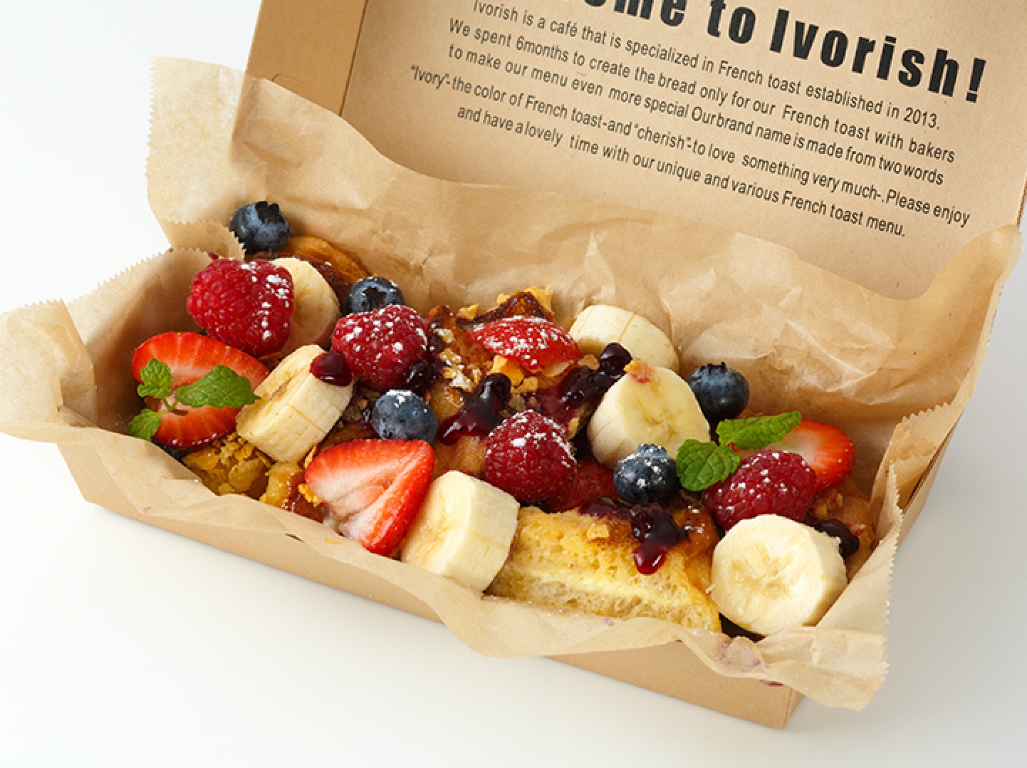 French toast specialty shop Ivorish, アイボリッシュのフレンチトースト ベリー