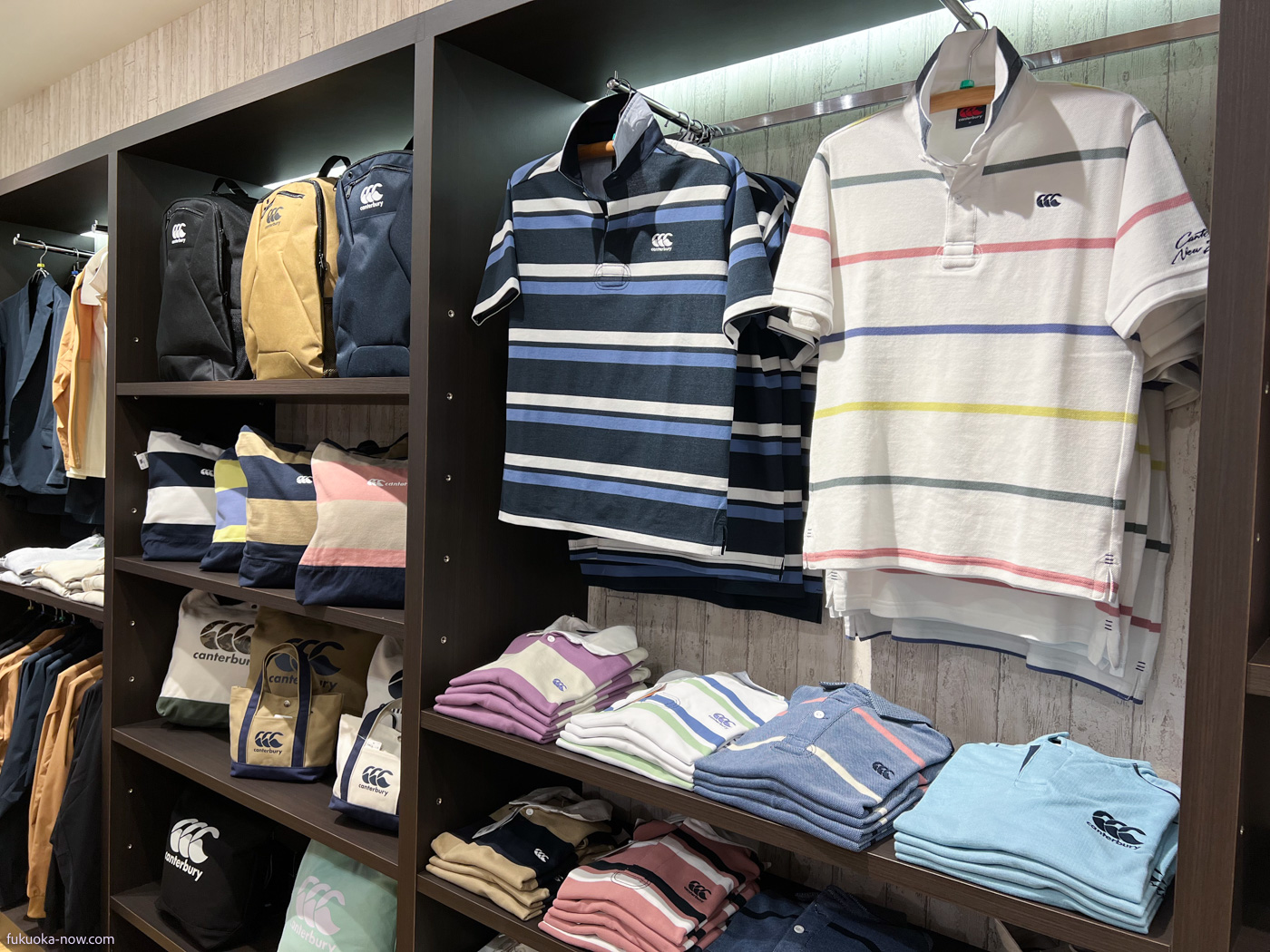 Canterbury Shop Fukuoka in SeaHawk Galleria - Rugger Shirts, Momochi Now シーホークギャレリアのカンタベリーショップ福岡 ラガーシャツ