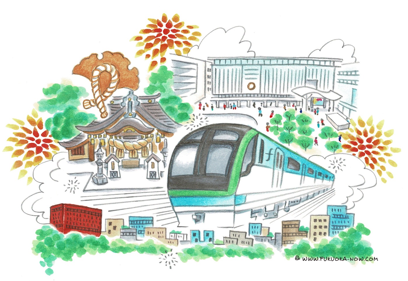 Fukuoka City Subway Nanakuma Line Extension to Make Access More Convenient