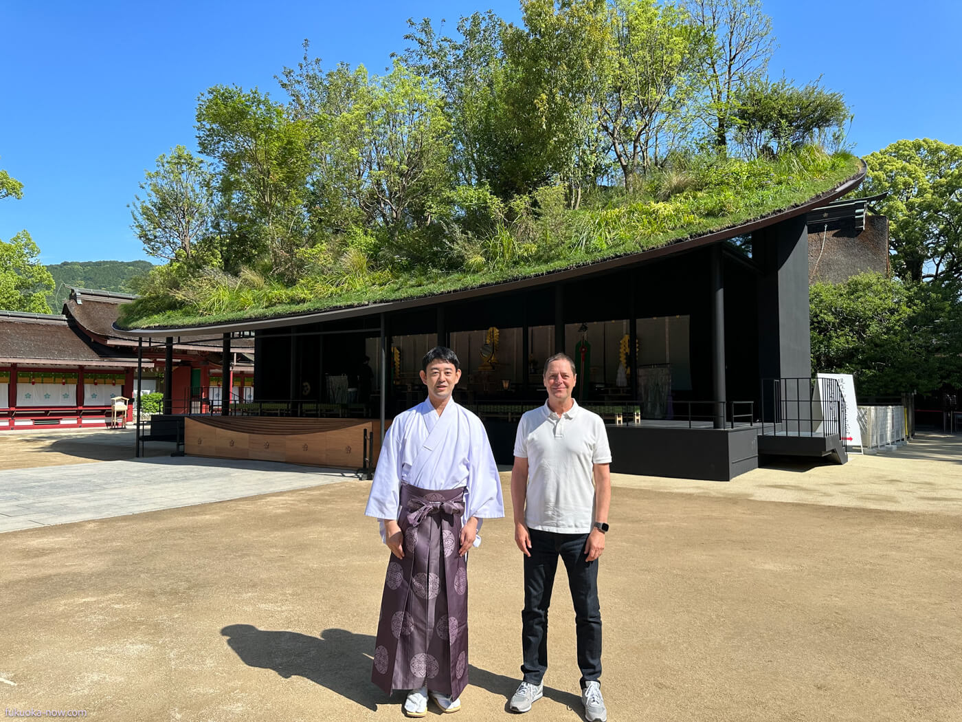 A Floating Forest: The Temporary Shrine Amidst Renovation at Dazaifu Tenmangu, 太宰府天満宮、御本殿大改修に伴う「仮殿」を建設