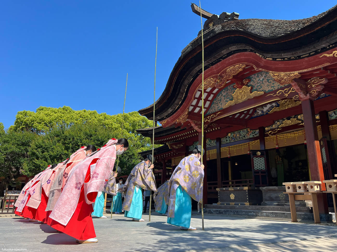 Tobiume Picking Ritual at Dazaifu Tenmangu Shrine