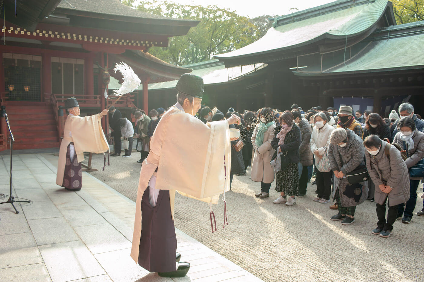 Setsubun Festival at Hakozaki Shrine, 筥崎宮 節分祭