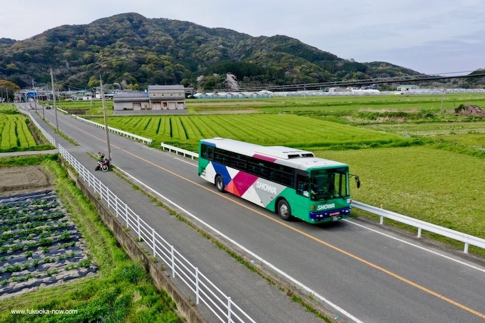 二見ヶ浦から芥屋を繋ぐ路線バス「糸島サンセットライン」運行開始