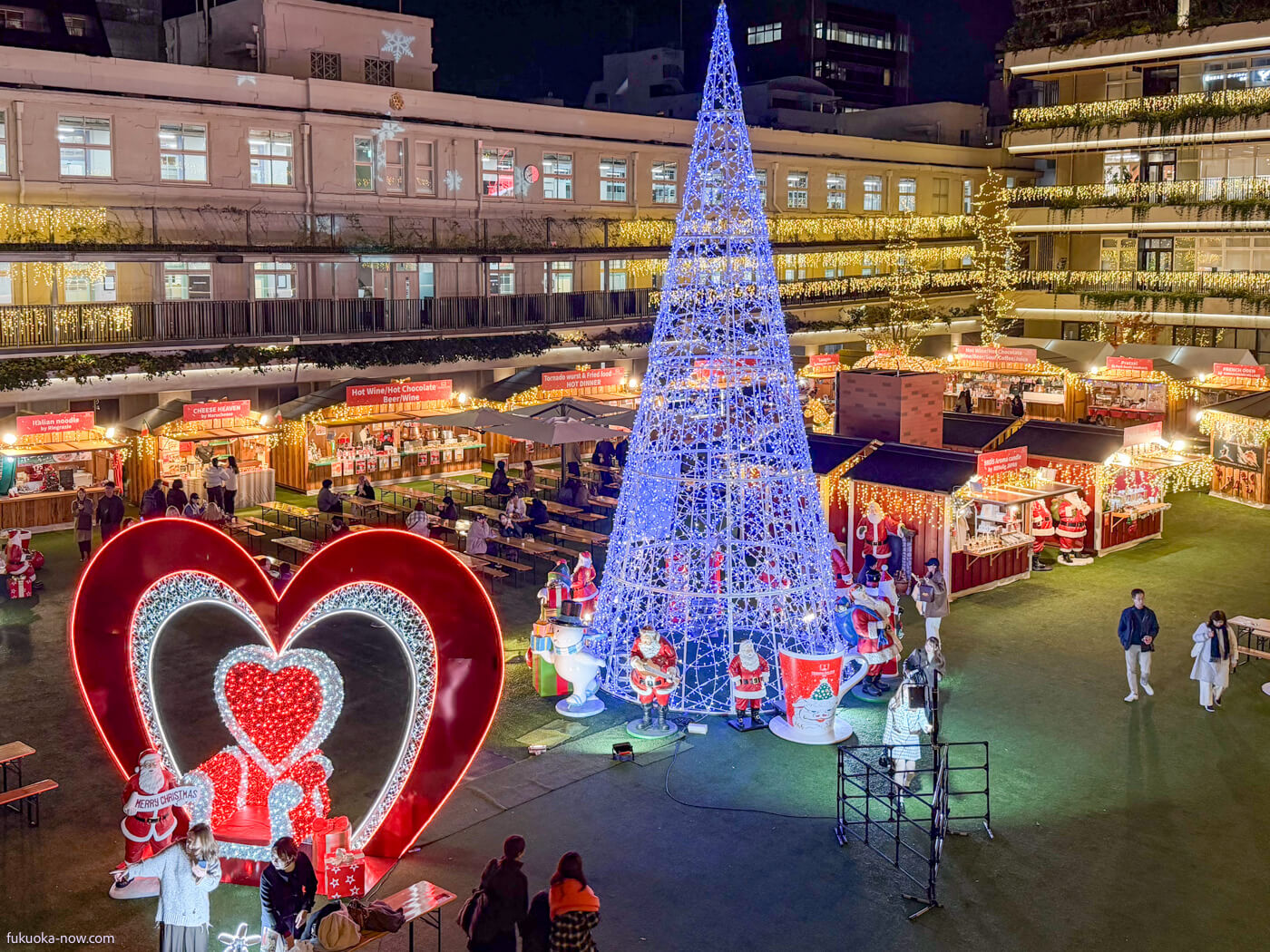 Christmas Gate Park in Daimyo Garden City | Fukuoka Now